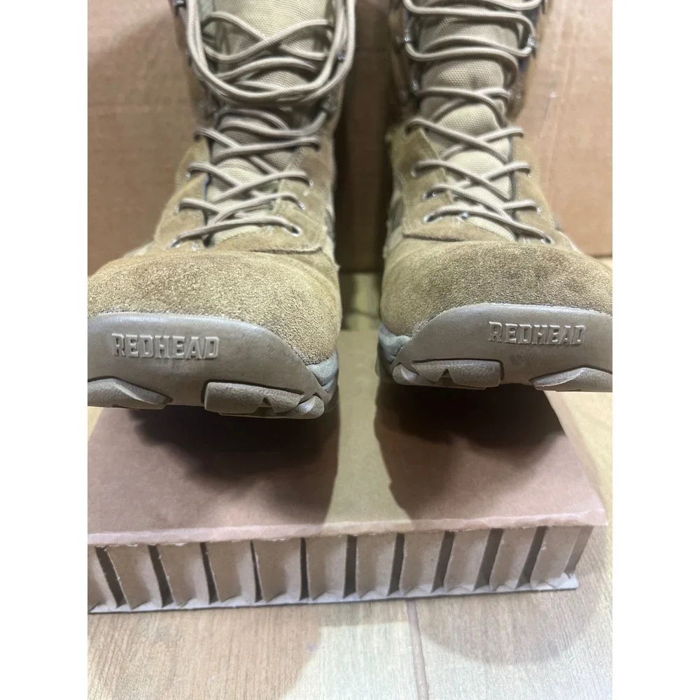 RedHead Mens Tactical Duty Boots Tan Suede Sku 2265375 Coyote Brown 11.5W